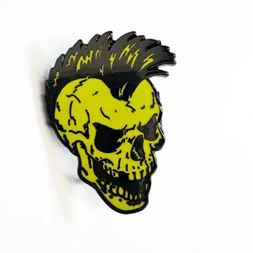 Mohawk Skull Pin