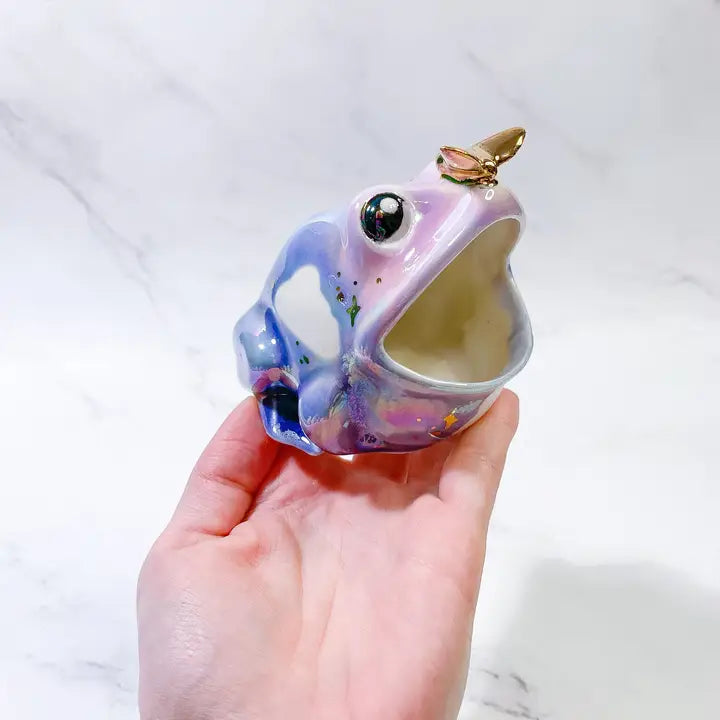 Multipurpose Porcelain Frog Dish