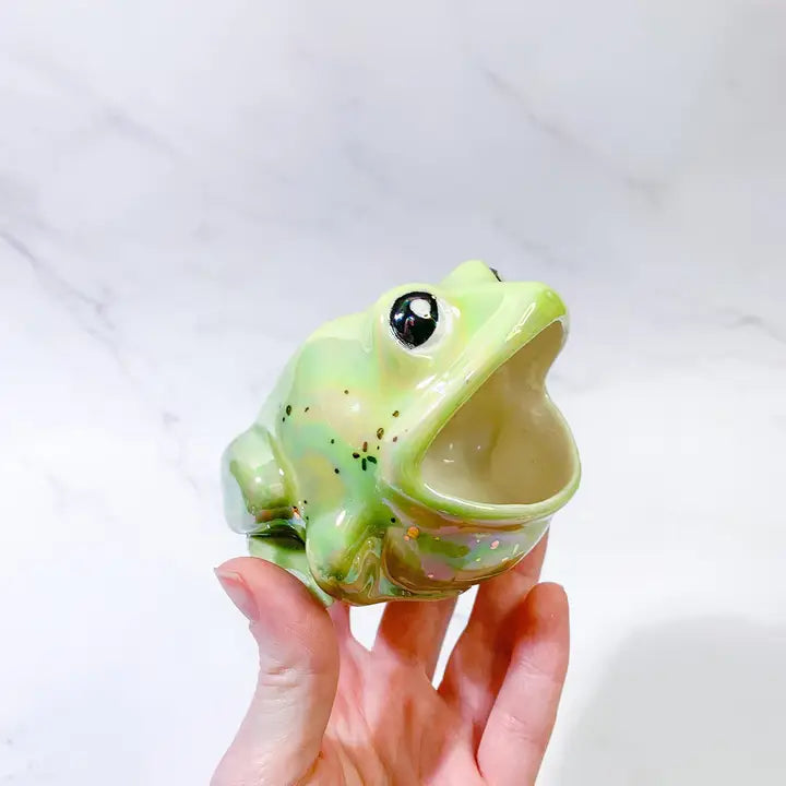 Multipurpose Porcelain Frog Dish