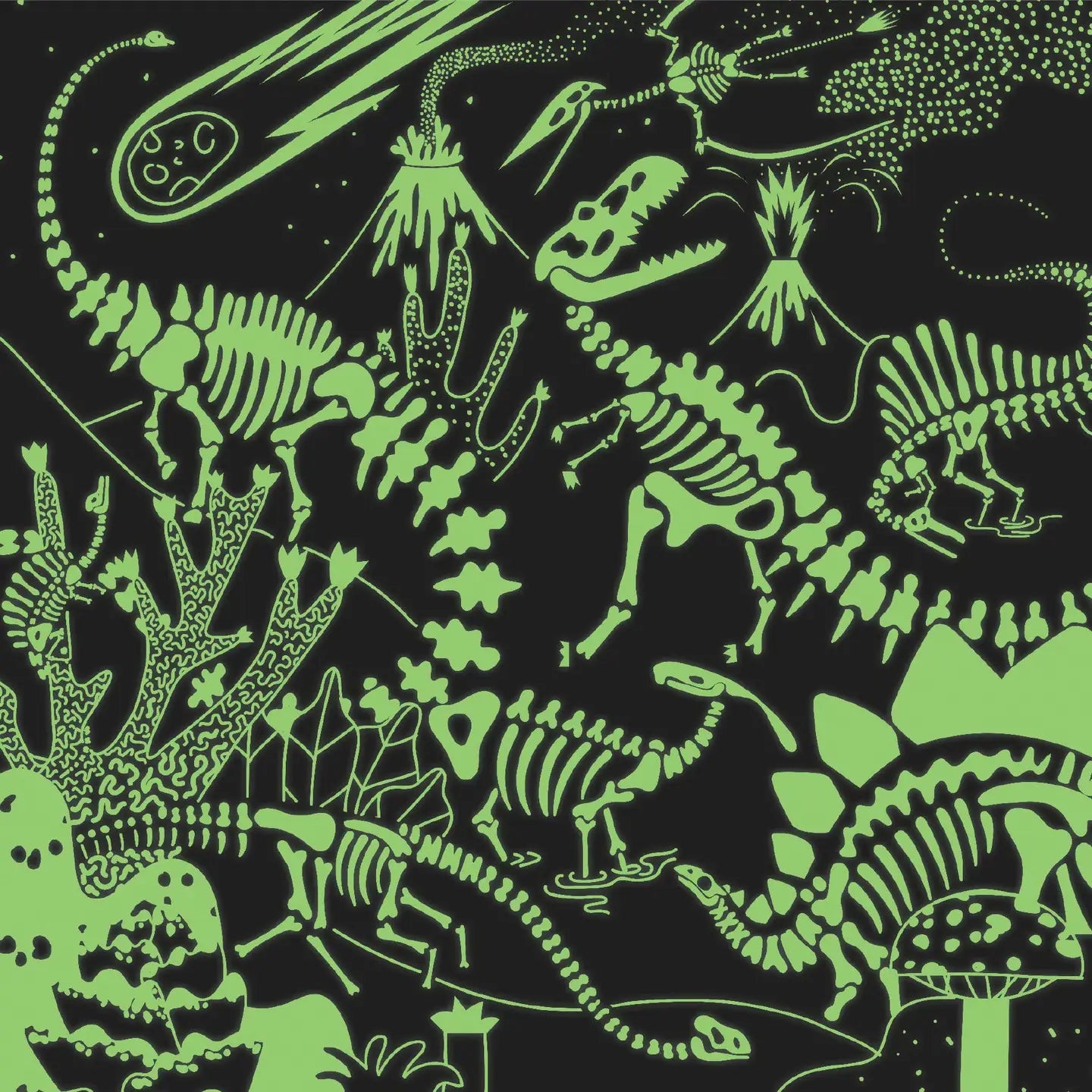 Chronicle Books Illuminated 500 Piece Glow in the Dark Puzzle