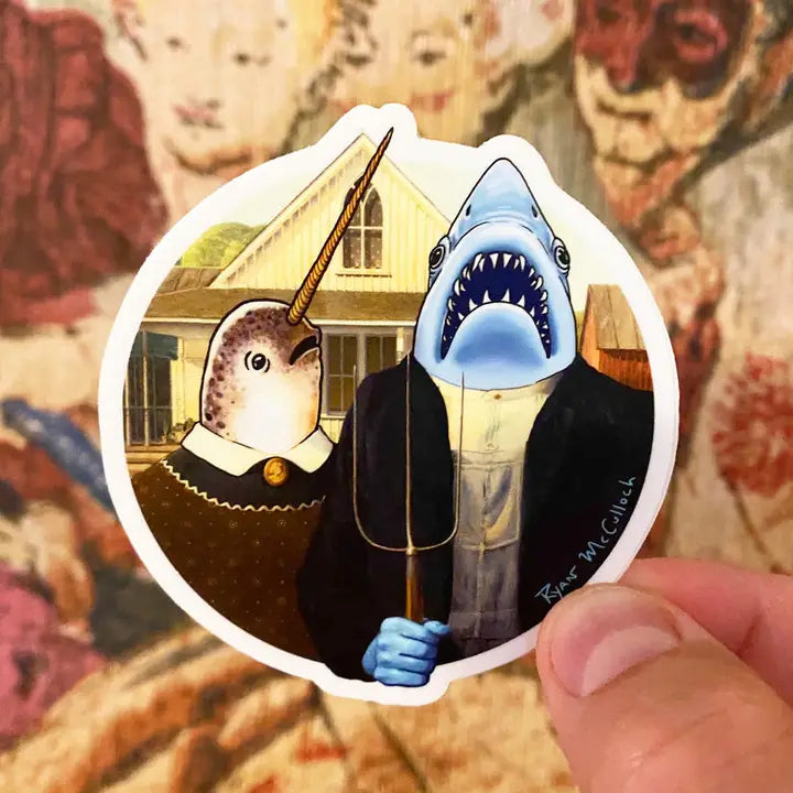 Ocean Gothic Sticker